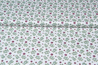 Katoen Poplin bedrukt little bears groen