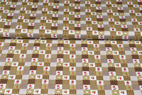 Katoen Poplin bedrukt little farm retro