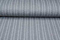 Gebreide kabel jacquard stof grijs melee