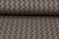 Gebreide Jacquard stof zigzag brons