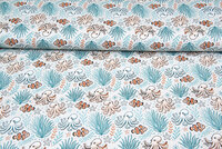 Baumwolljersey digital bedruckt bedrukt sealife