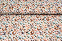 Baumwolljersey digital bedruckt bedrukt little balloon animals