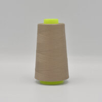Overlockgarn taupe