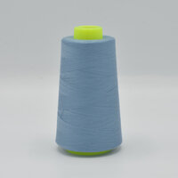 Overlockgarn metalblau