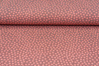 Gebreide Jacquard stof dots zalmroze