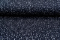 Gebreide Jacquard stof little dots zwart-lichtgrijs