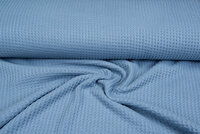 Gebreide wafel big knit blau-mint