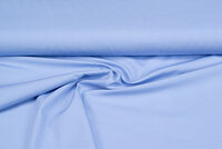 Katoen Poplin uni blauw-metaalblauw