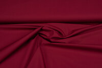 Katoen Poplin uni donkerrood