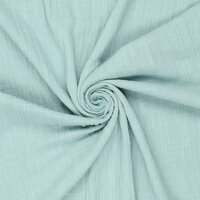 Slub Stone Washed Baumwolle mint