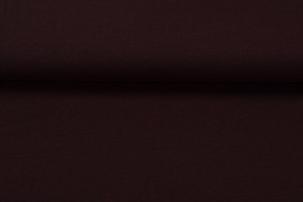 Katoenen Tricot Melee Black Yarn aubergine 1