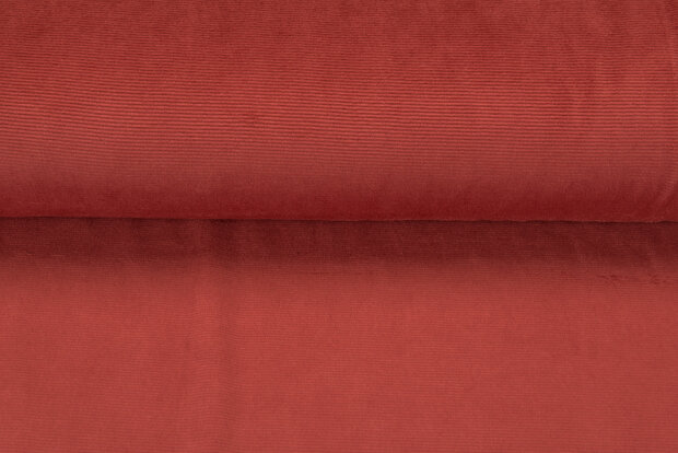 Feincord Jersey terracotta