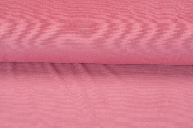 Feincord Jersey pastell rosa