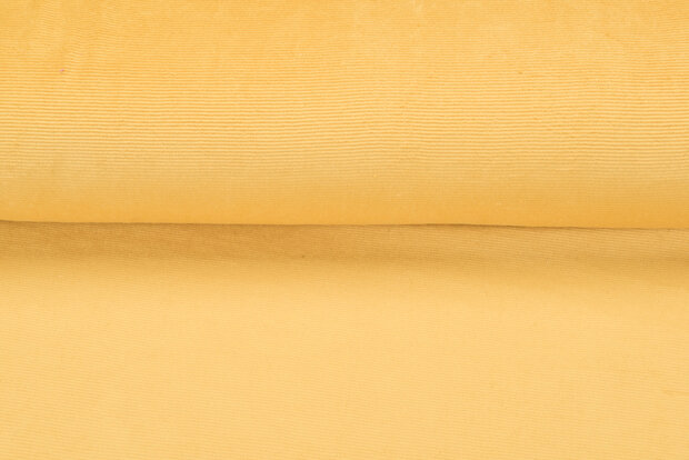 Feincord Jersey pastell gelb