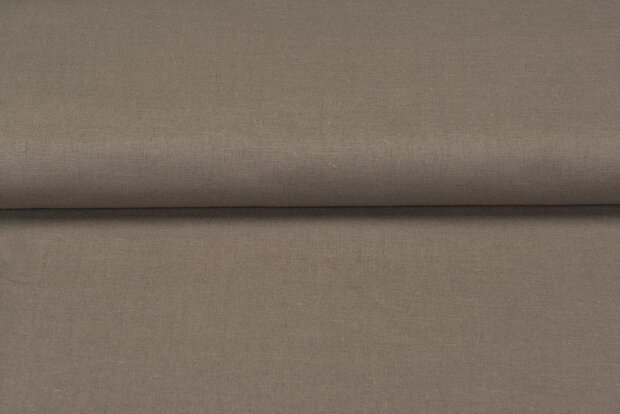 Viscose Linnen taupe