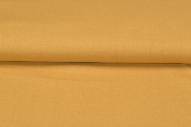 Viskose Leinen ockergelb