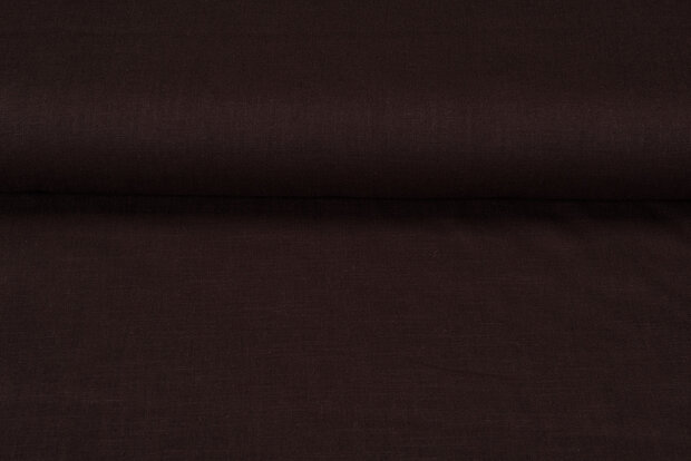 Linnen donkerbruin