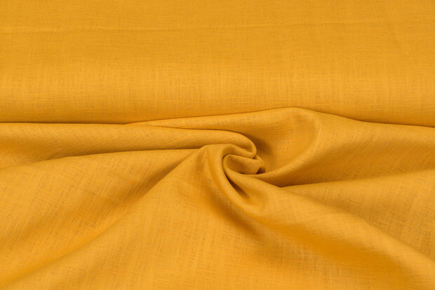 Linnen okergeel 1