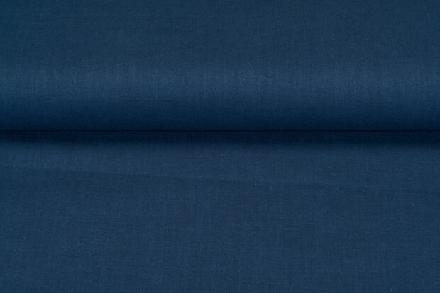 Linnen donker metaalblauw