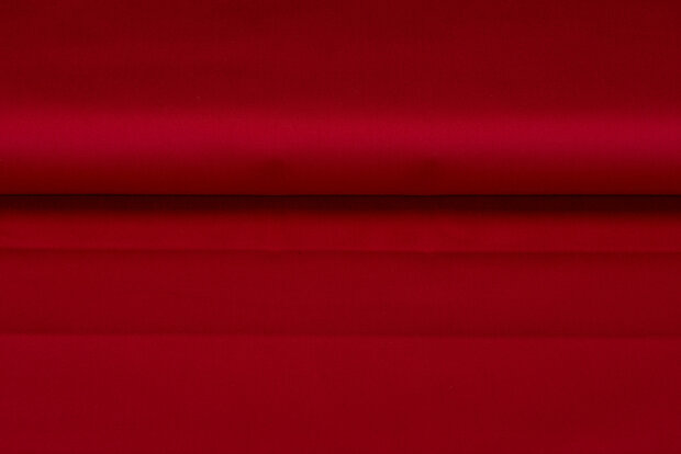 Baumwoll Stretch mittelrot