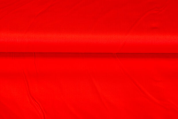 Baumwoll Stretch rot-orange