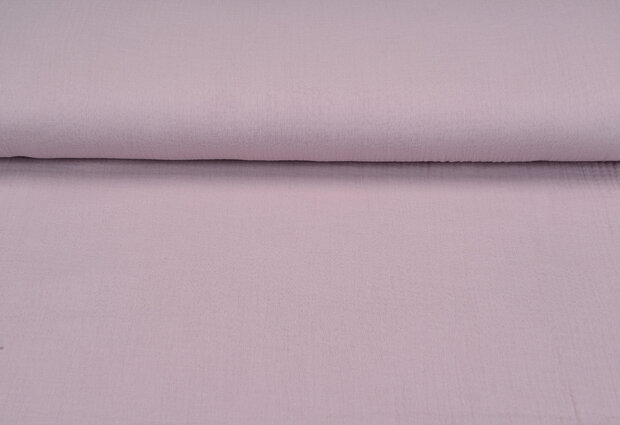 Baumwoll Musselin uni altrosa