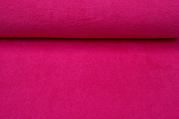 Frottee stoff rosa