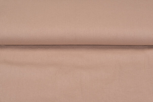 Baumwoll Leinen lachsrosa