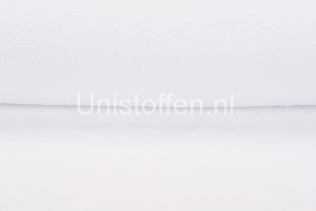 Katoenen Fleece wit