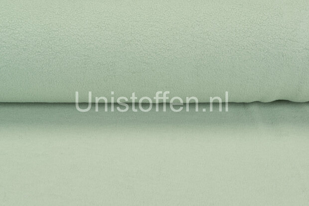 Katoenen Fleece lichtgroen