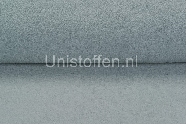 Katoenen Fleece donkermint