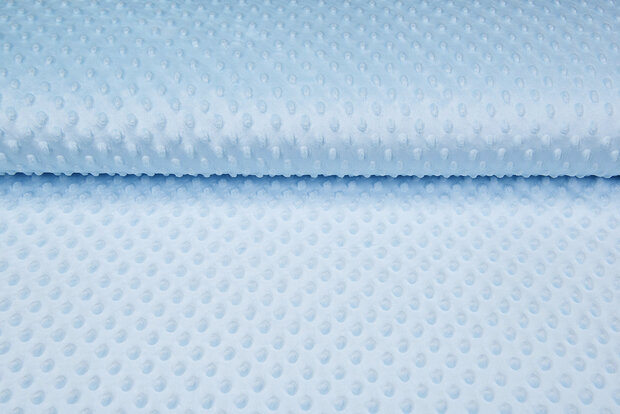 Minky fleece hellblau
