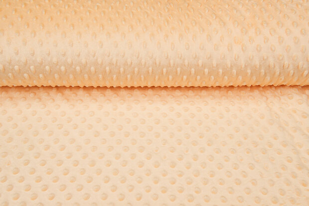 Minky fleece lichtgeel