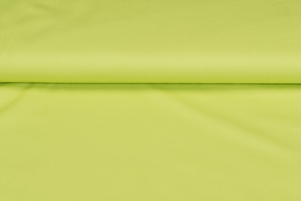 Baumwolle Popeline uni limegr&uuml;n