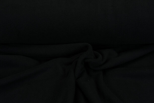 Micro Fleece anti-pilling zwart