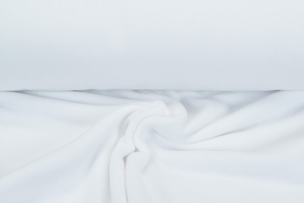 Micro Fleece anti-pilling weiss