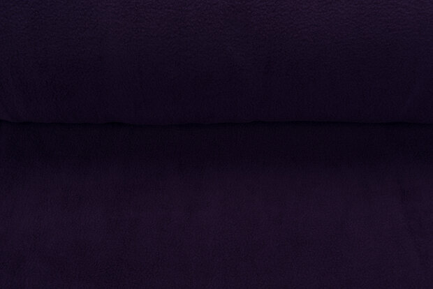 Micro Fleece anti-pilling dunkellila