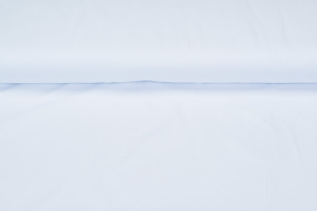 Katoenen Tricot uni wit