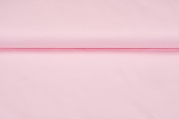 Katoenen Tricot uni lichtroze