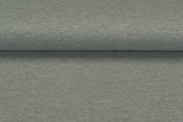 French Terry grau meliert