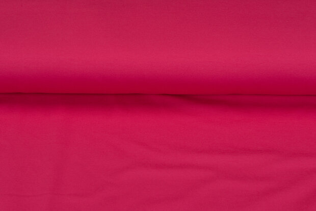 French Terry dunkelrosa