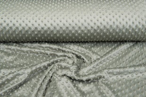 Minky fleece pastelgroen