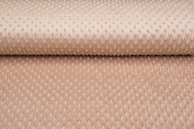 Minky fleece pastelzalm