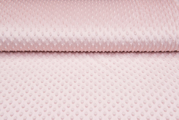 Minky fleece pastelroze