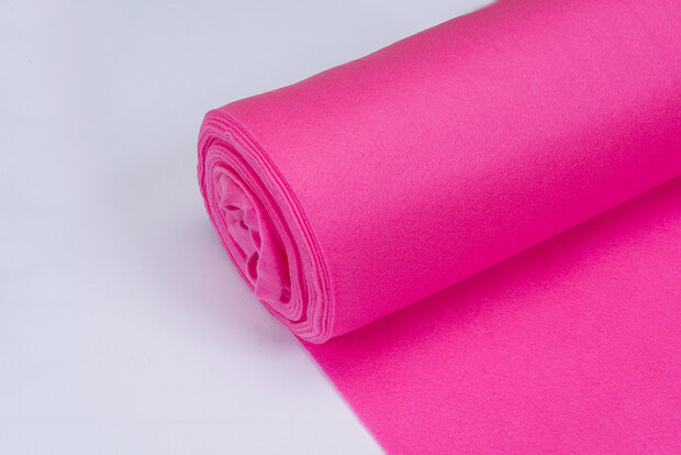 Vilt 2mm neon roze