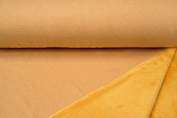 Alpenfleece licht okergeel
