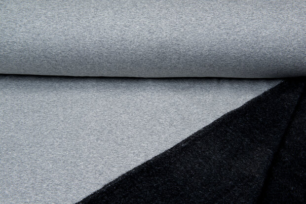 Alpenfleece grijs-donkergrijs
