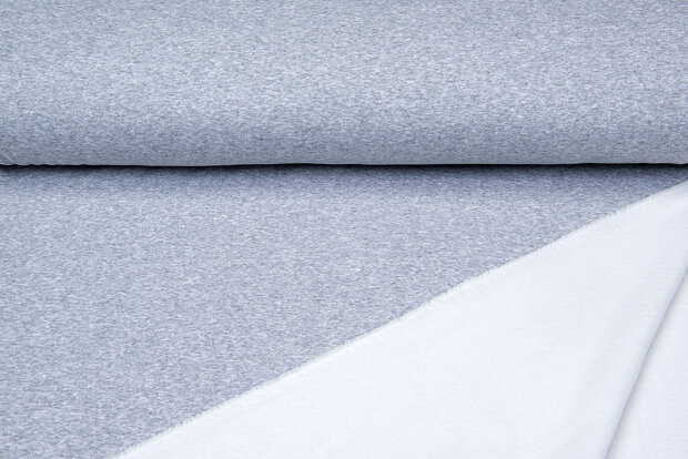 Alpenfleece lichtgrijs-wit