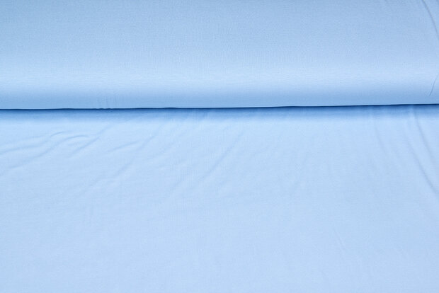 Viscose jersey lichtblauw