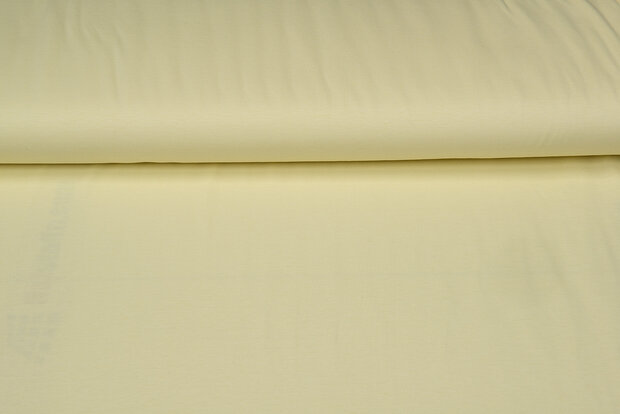 Viscose jersey lichtgeel